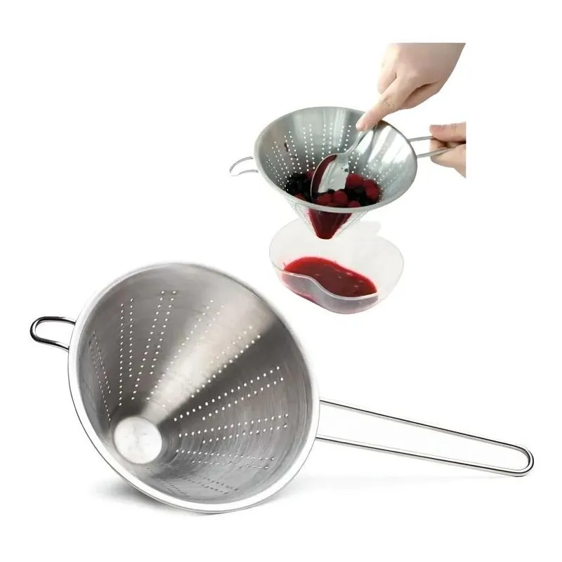 Peneira Chinois Passador Coador Chinoy Inox 16cm Mimo Style