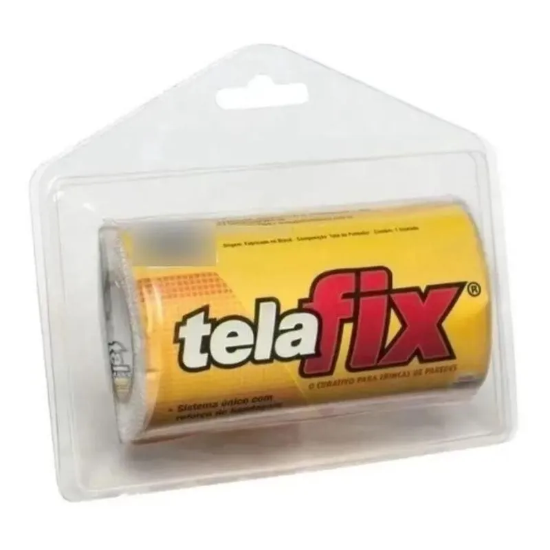 10x Tela Fix Tapa Trincas 5 Metros - O Curativo Das Paredes