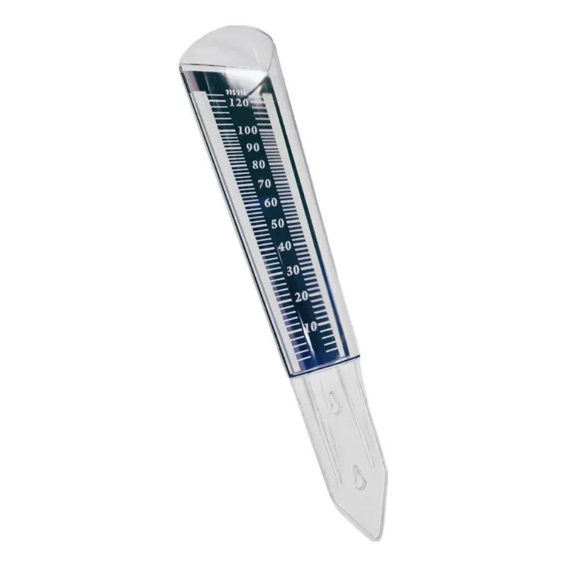 Pluviometro Medidor De Chuva 120mm Acrílico Azul Mfl