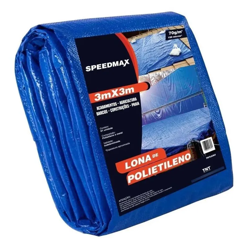 2x Lona 3x3 Azul Impermeavel Piscina Barraca Camping Telhado