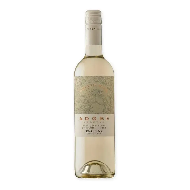 5x Vinho Emiliana Adobe Reserva Sauvignon Blanc 750ml