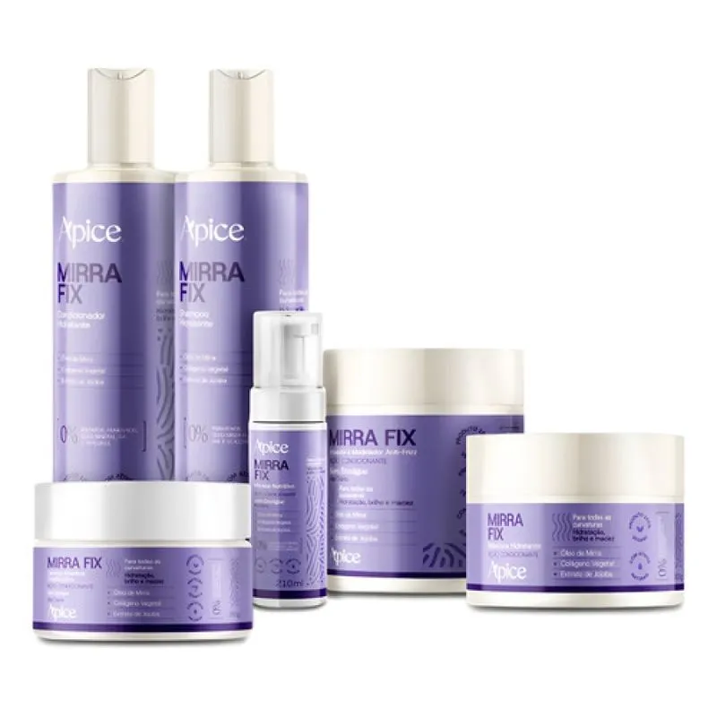 Kit Apice Linha Mirra Fix Hidratação (6 Itens)