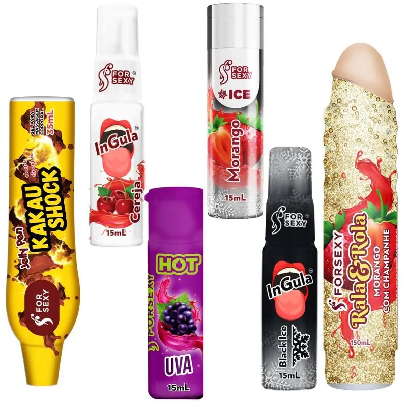 Kit Para Casais Namorados Sabores E Sensações Oral