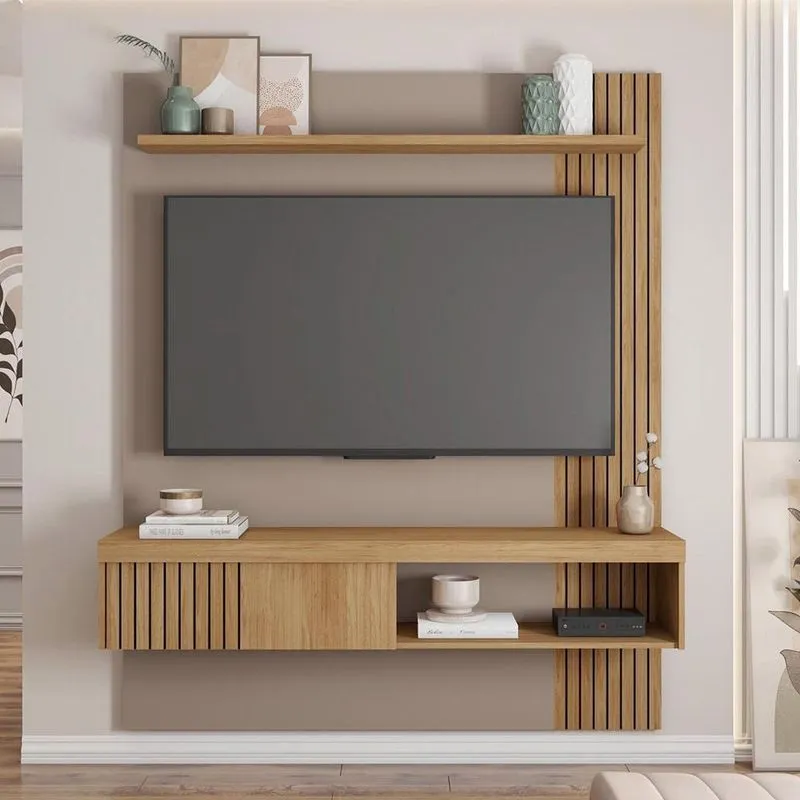 Painel para TV até 55 Polegadas Jade 1.5 Buriti Fendi Caemmun