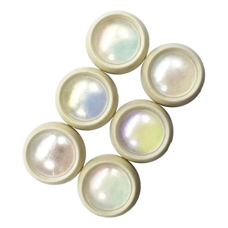 2x Kit 6 Pó Cromo Metalizado Unhas Cromado Decoração Cor Hs-