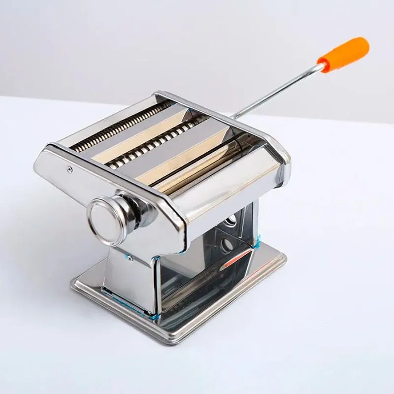 Maquina De Macarrão Prateado Espaguete Manual Caseiro