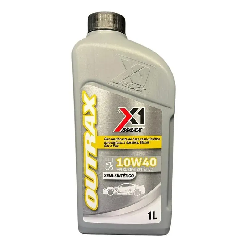 3x 01l Óleos Motor X1 Maxx Sae 10w40 Api Sl Semi-sintético