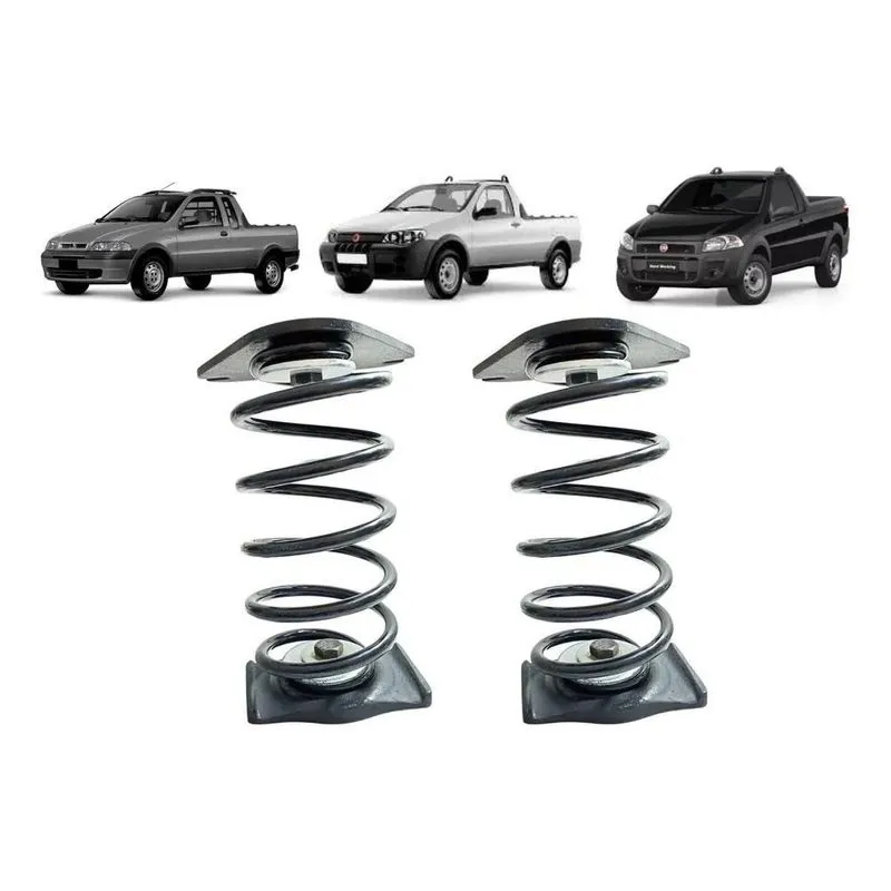Kit Mola Reforço Suspensão Traseiro Fiat Strada Carga E Gnv