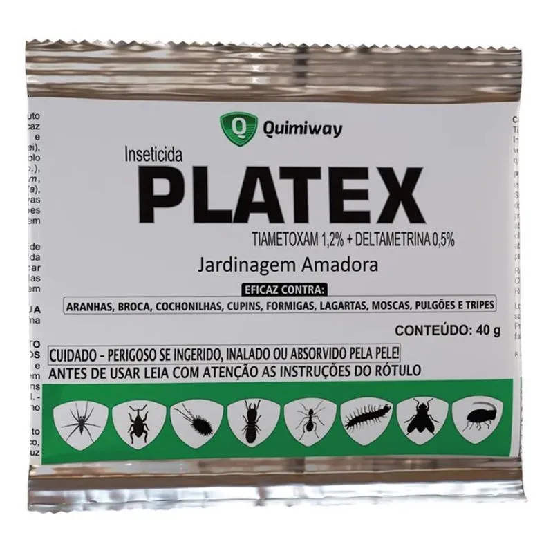 Veneno Cochonilhas Pulgoes Aranhas Lagartas Platex 40g