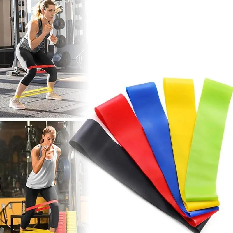 5 Elásticos Treino Exercícios Academia Fisioterapia Perna
