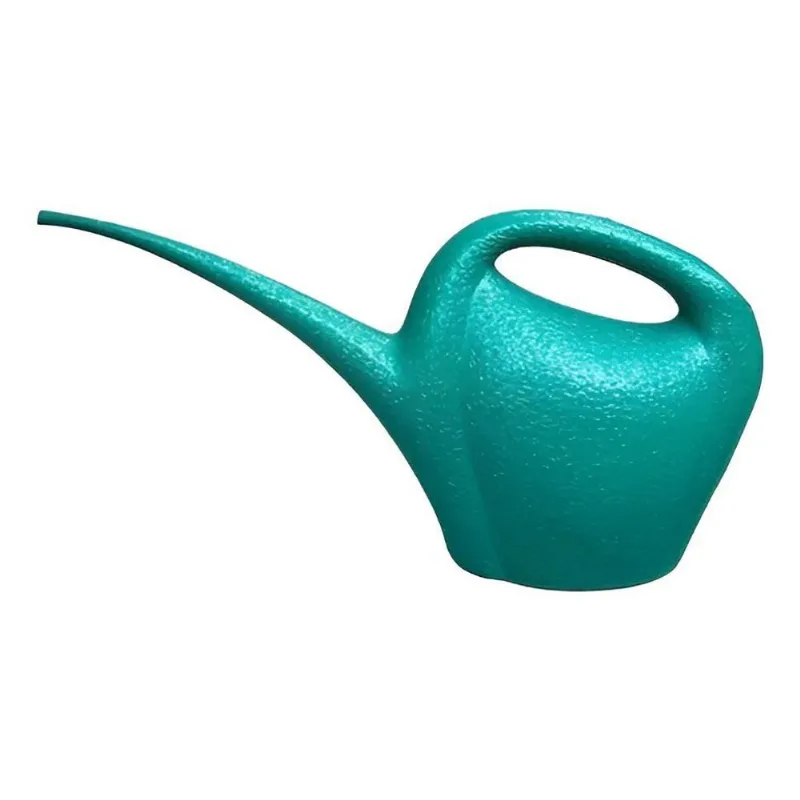 5x Regador Com Bico Fino 2 Litros Verde/azul Jardinagem Cor