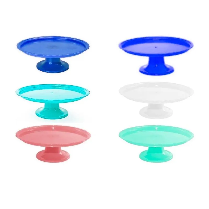 Boleira Com Base Para Doce Plástico Lsct 26 Cm L - 5 Unidade