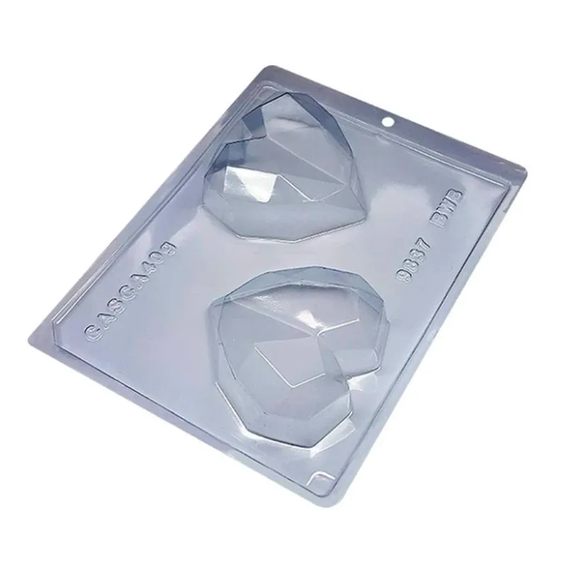 Kit Forma Coração Lapidado E Placa Flork 200g Páscoa