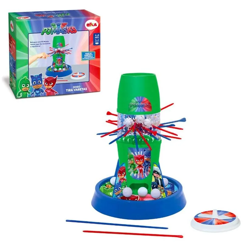Brinquedo Infantil Jogo Tira Varetas Pj Masks - Elka