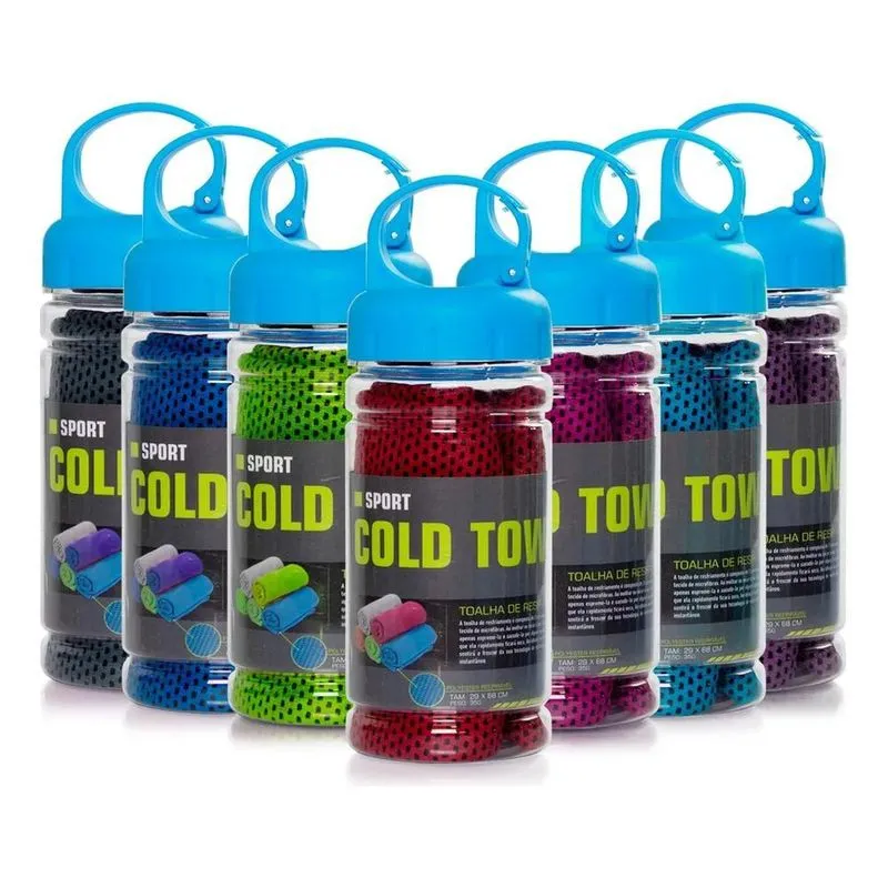5x Kit 2 Toalha Microfibra Rosto Seca Rápido Academia Fitnes
