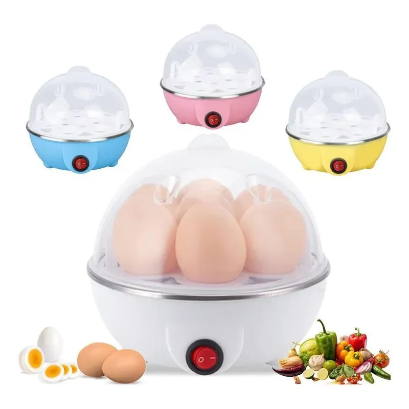 10x Cozedor De Ovos Elétrico Cozinhar A Vapor Bivolt 110/22