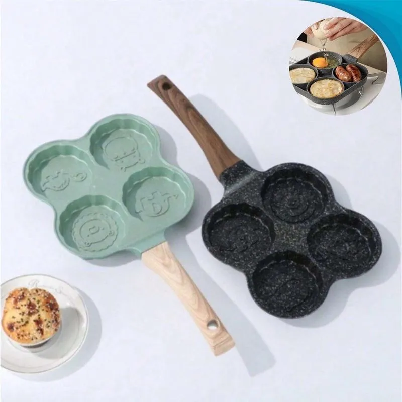 Frigideira 4 Divisórias Antiaderente 24Cm Indução E Gás Dia