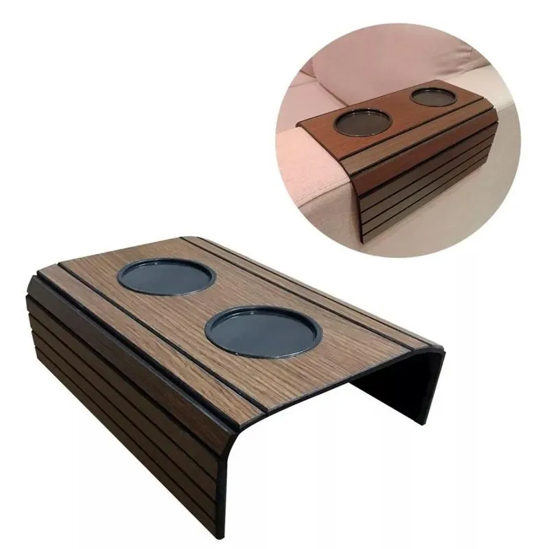 Suporte Para Copos E Controle No Sofá Flexível E Ajustável