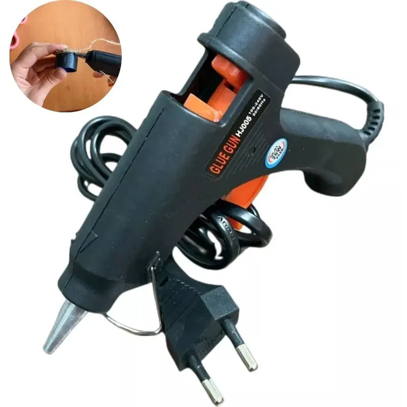 Cola Quente Profissional Bivolt 110v/220v com Bico Fino e Alta Temperatura Oficial