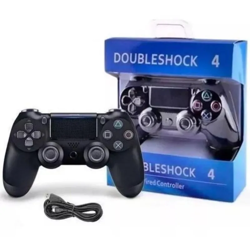 Joystick Preto Bluetooth Jogar No Videogame E Notebook