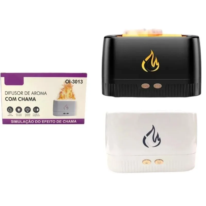 Aromatizador Silencioso Luz Led E Aroma Essencial Ambiente