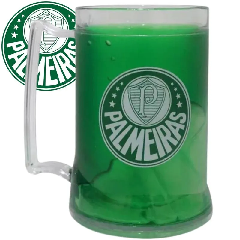 Caneca Isolante Palmeiras Oficial Ideal Para Chopp E Cerveja Presente Dia Dos Pais