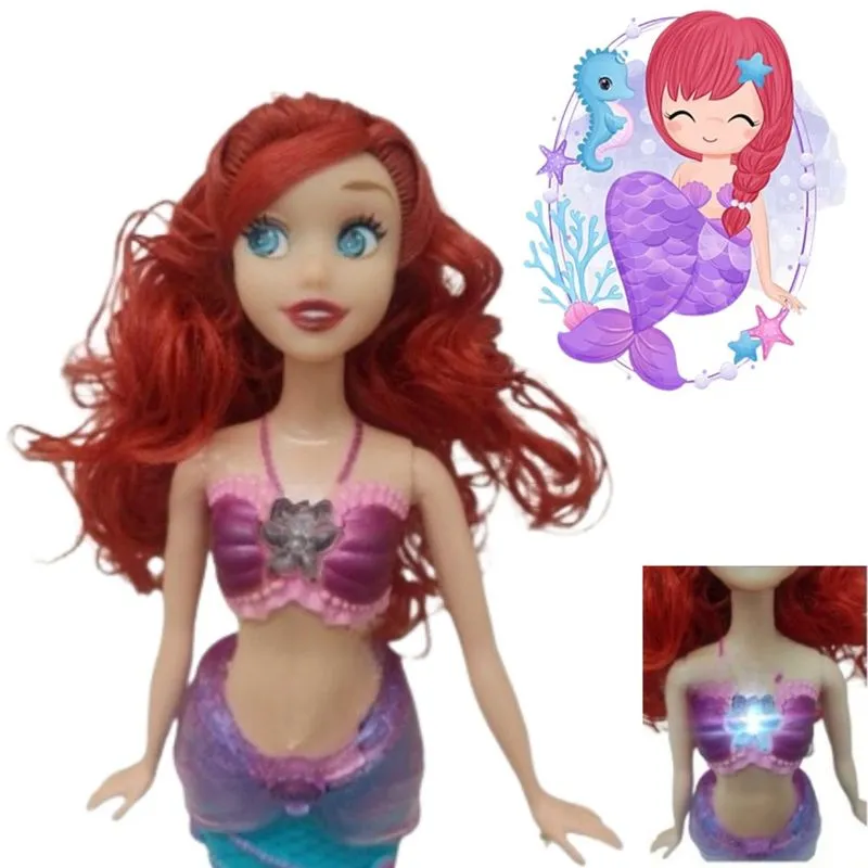 Boneca Sereia Com Música Cativante Para Sua Filha Presente Dia Das Crianças
