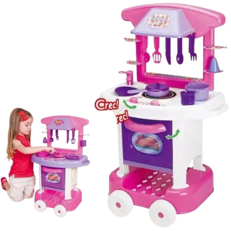 Espaço Portátil Completo de Cozinha Presente Original Para Sua Filha Com Garantia e Conforto