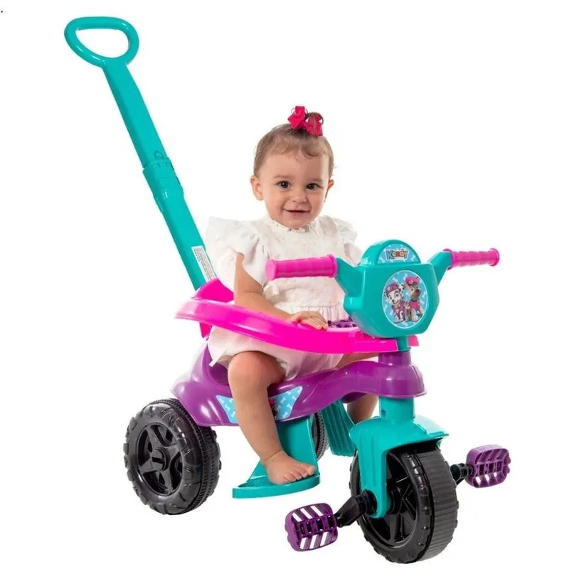 Triciclo Infantil De Passeio Com Empurrador Para Seu Neném Ideal Com Garantia e Segurança