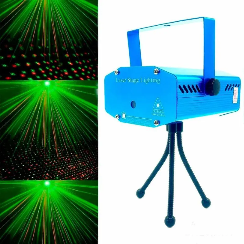 Laser De Balada Mini Led Giratória Festas Vibrantes