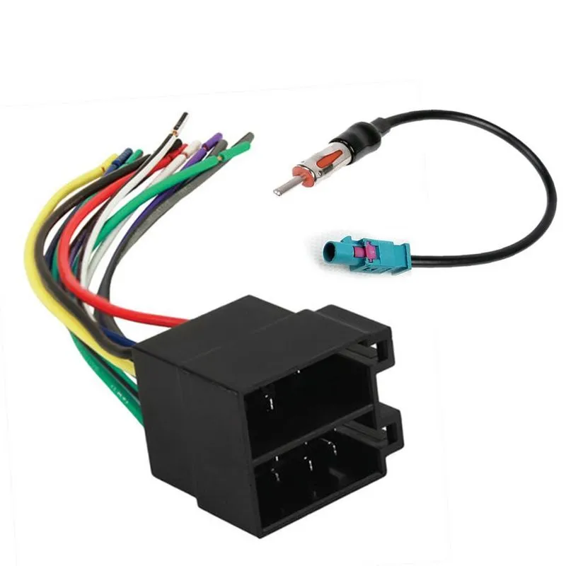 Kit Chicotes Radio Antena Plug And Play 16 Vias Universal