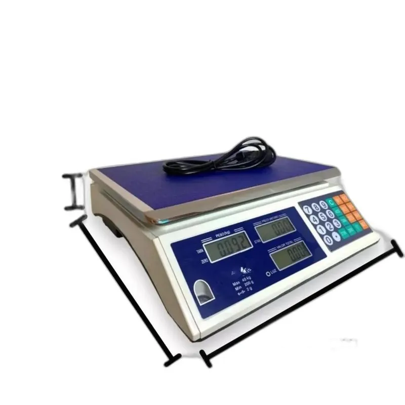 Plataforma Eletrônica Comercial 32kg Alta Precisão Bivolt