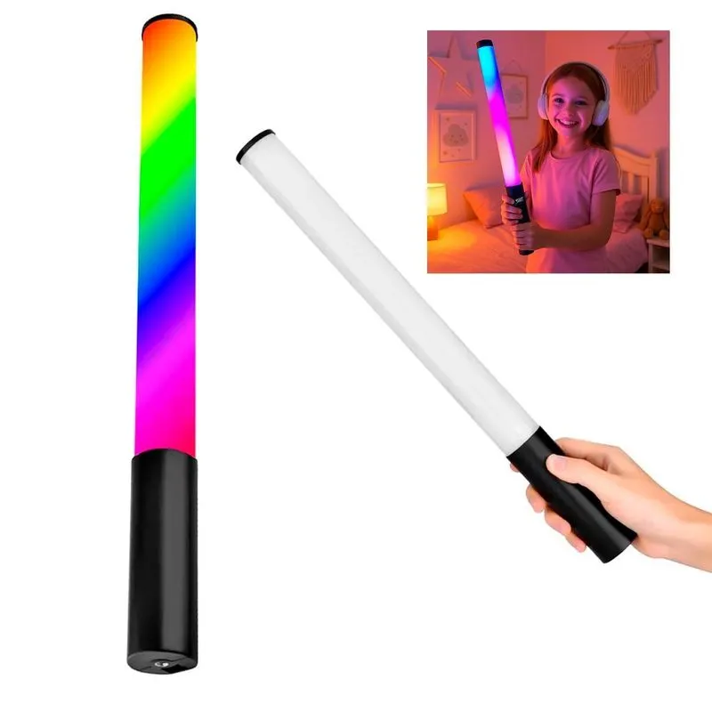 Bastão Led Rgb Com Luz Potente Para Vídeo E Foto