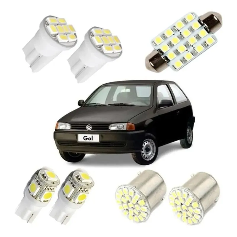 10x Kit Lampadas Led Gol Bola G2 Luz Pingo Teto Placa Ré To