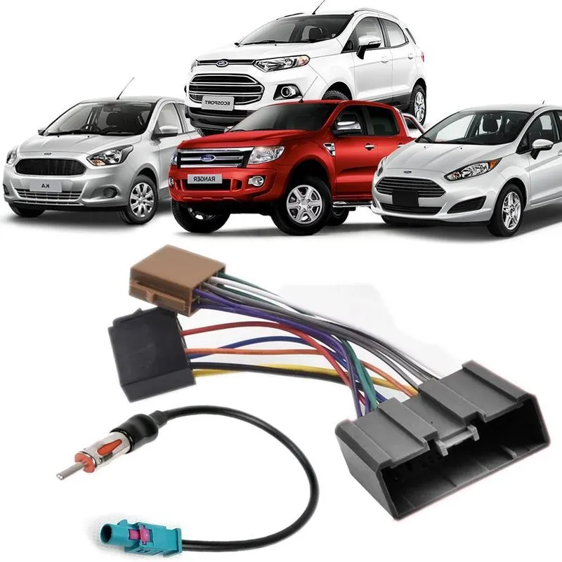 Kit Chicote Ligação Plug And Play Ford Ranger Ka Fiesta