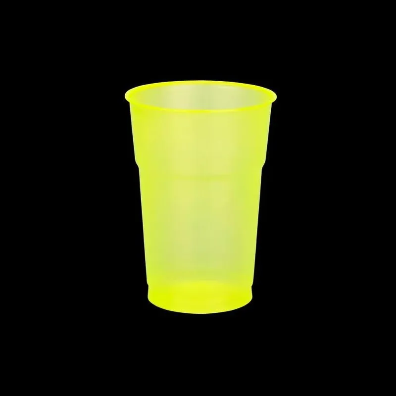 100 Copos Descartável Neon Festa Balada 300ml Sortido Amare