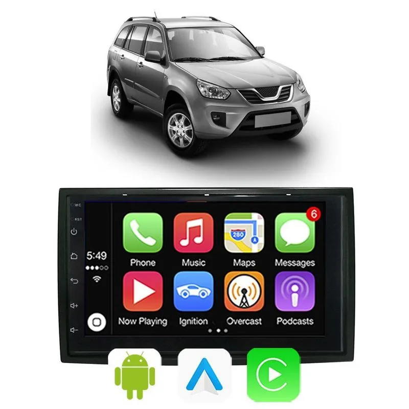 Kit Central Multimidia Carplay Android Auto Tiggo Google