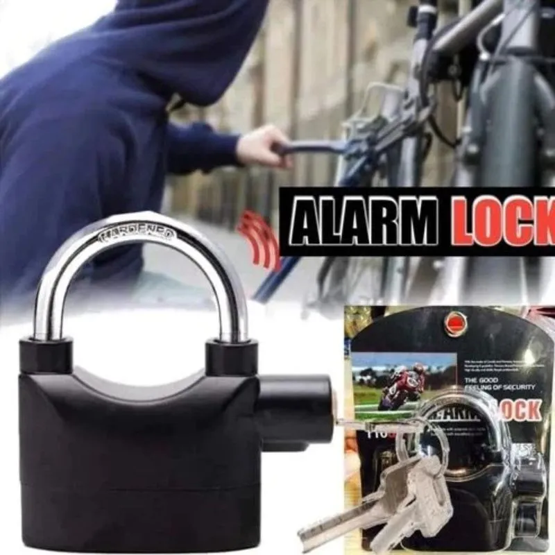 Cadeado Com Alarme Sonoro Para Manter Sua Moto Segura