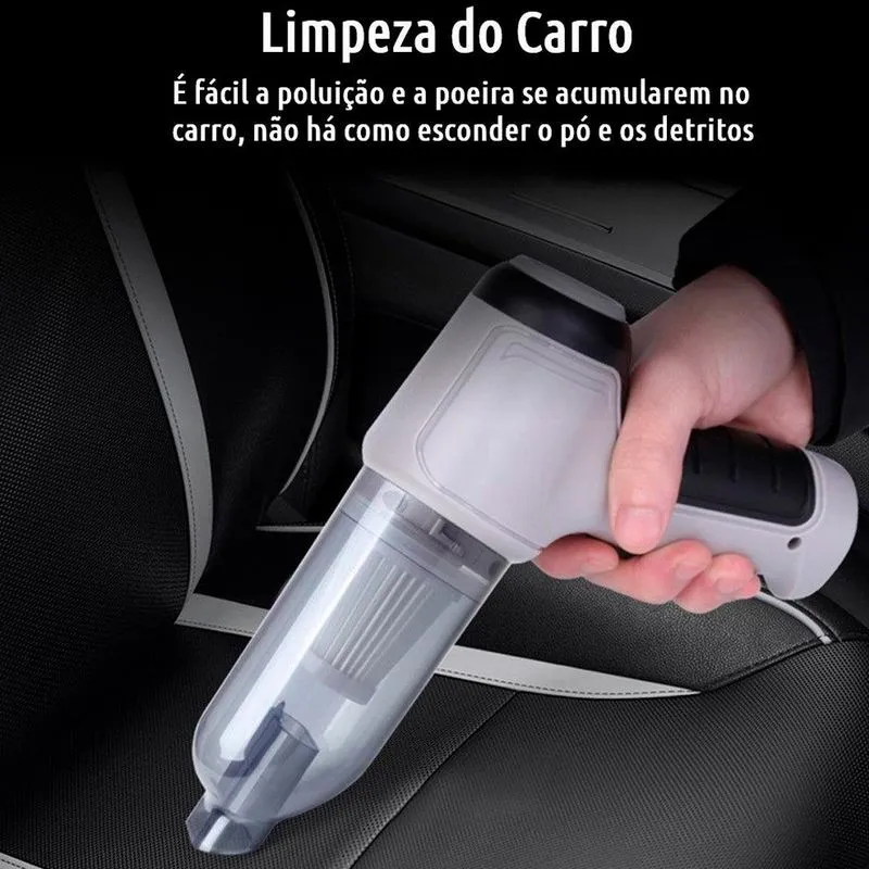 Mini Recarregável Aspirador Portátil Pó Carros Limpeza