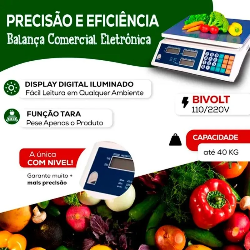 Balança Digital Cozinha Para Nutrição E Dieta