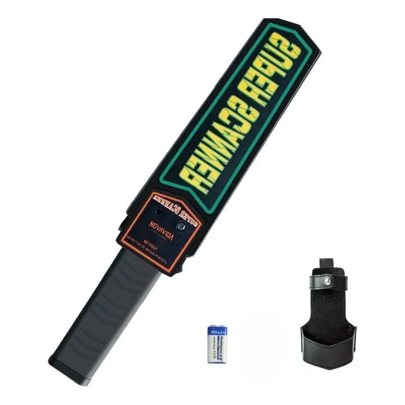 2x Detector De Metal Segurança Profissional Portátil Revista