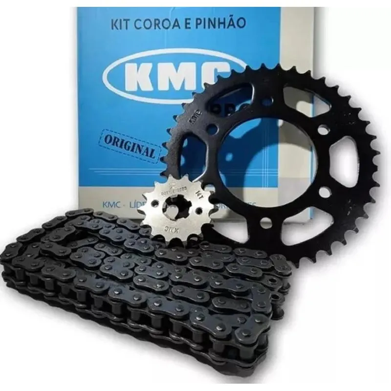 5x Kit Relação Trans. Aço 1045 K.m.c Suzuki Yes 125 / Intrud