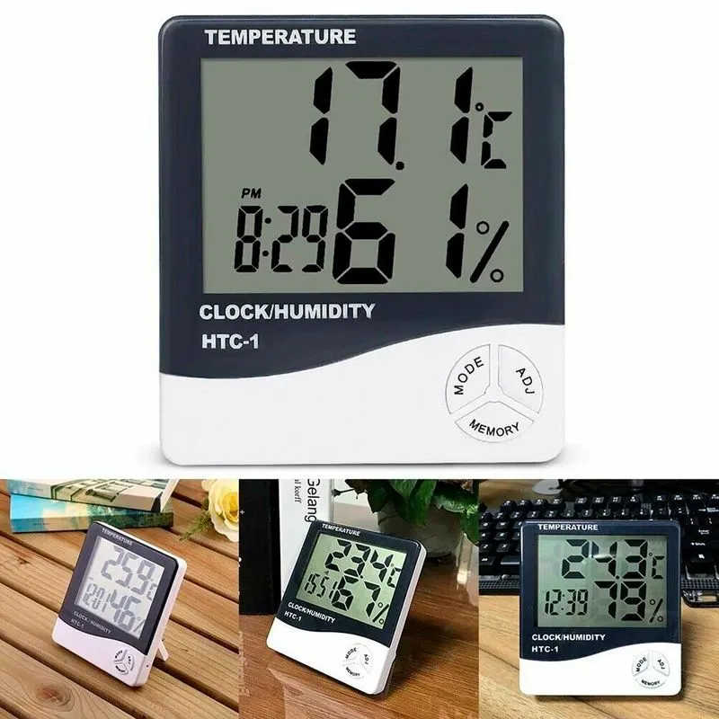 Higrômetro Digital Para Medir Temperatura E Umidade