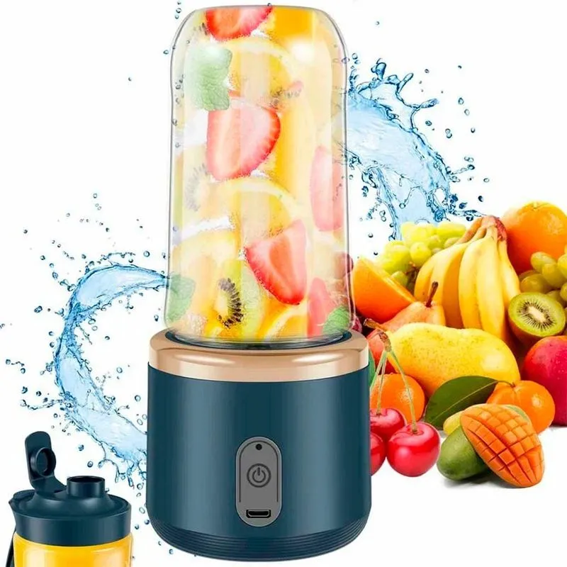 Mini Liquidificador 400ml Usb Potente Para Whey E Sucos