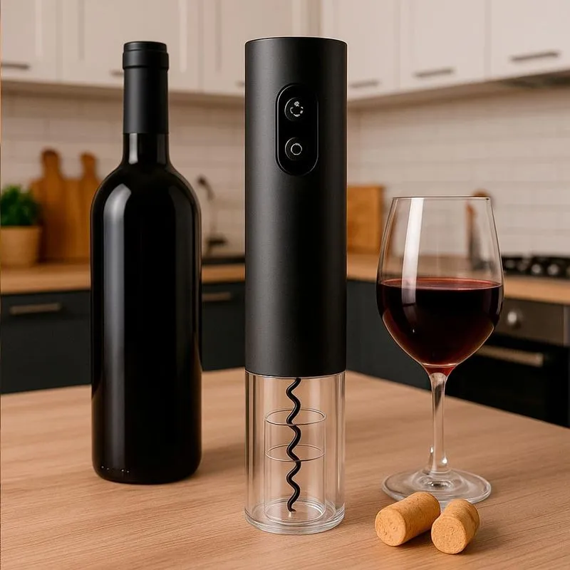 Abridor De Vinho Elétrico Moderno Para Rolhas Rígidas