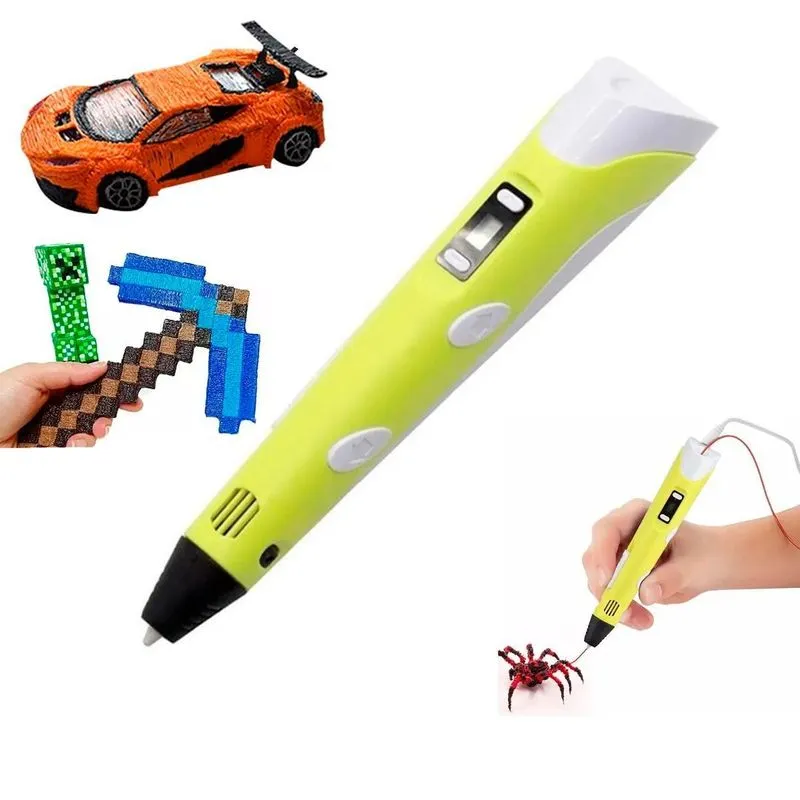 Caneta 3d Tridimensional Cores Criativa Educativo