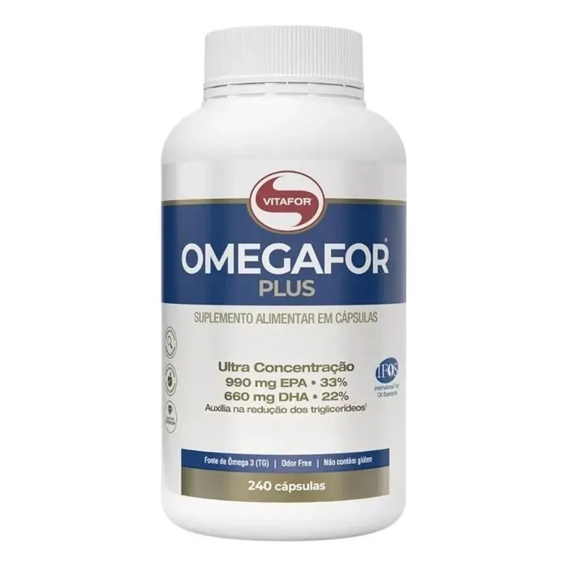 3x Omegafor Plus Vitafor Ultra Concentrado 240caps Sem Sabor