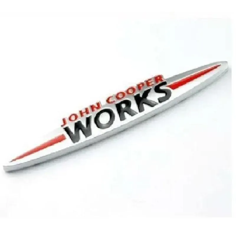 1 Emblema Mini Cooper John Cooper Works Jcw Trás Ou Laterais
