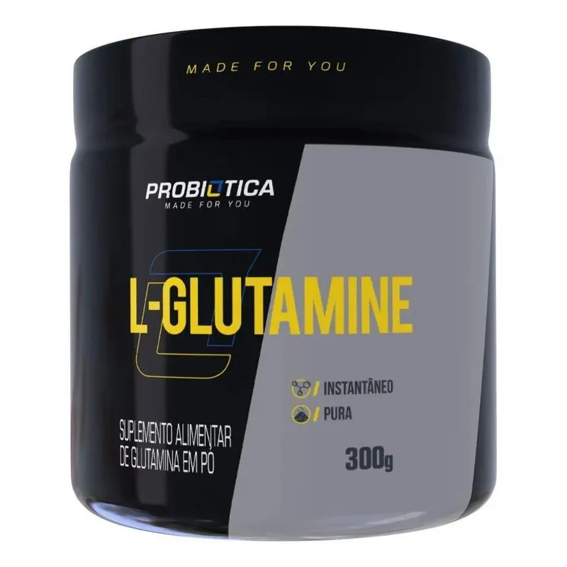 5x Suplemento Em Pó Probiótica Professional Line L-glutamine