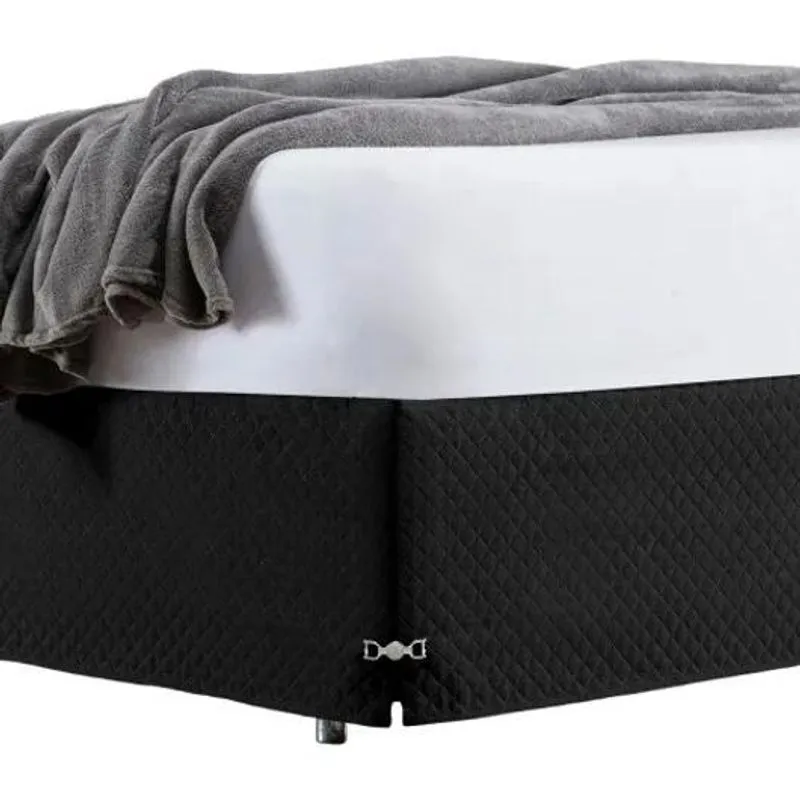 Saia Box Queen Matelada Veneza ( Serve P Cama Baú Tamb Preta